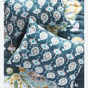 Anthropologie Avery Medallions Shams, Set of 2